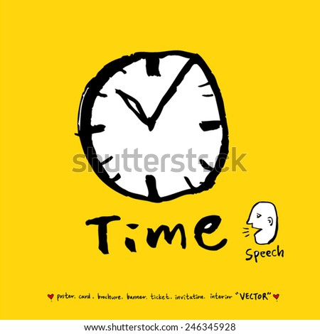 Hand drawn illustration & calligraphy vector Hand drawn illustration & calligraphy vector