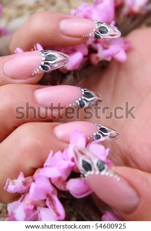 Beautiful nails with gorgeous manicure