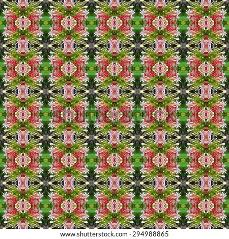Pink Bouquet of Quisqualis Indica flower is ivy flower seamless use as pattern and wallpaper.