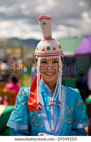 11: Mongolian Woman wears