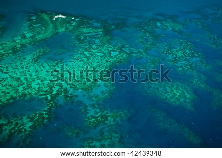 Arlington Reef Aerial View Great Barrier Reef