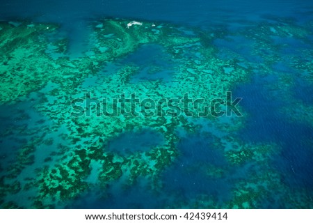Arlington Reef Aerial View Great Barrier Reef Marine Park