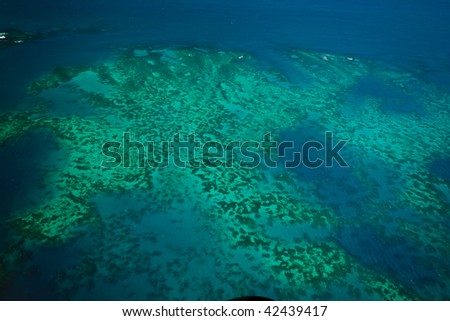 Arlington Reef Aerial View Great Barrier Reef Marine Park