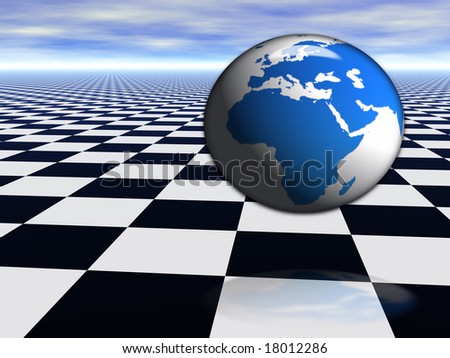 world globe black and white. stock photo : 3D world globe