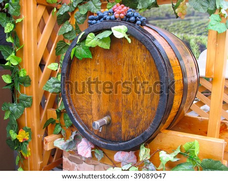 Vintage Wine Barrel