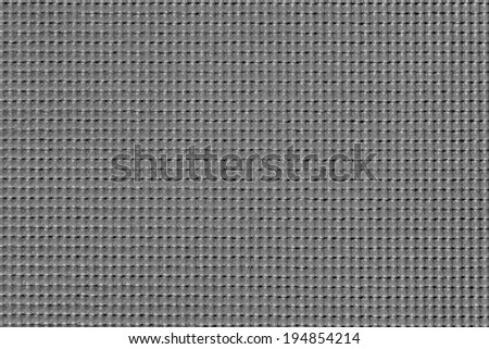 Grey yoga mat texture background.