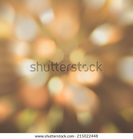 Abstract background of retro bokeh lights, defocused radial zoom background.