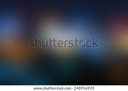 Blur dark tone multicolor light, defocused blurred background.