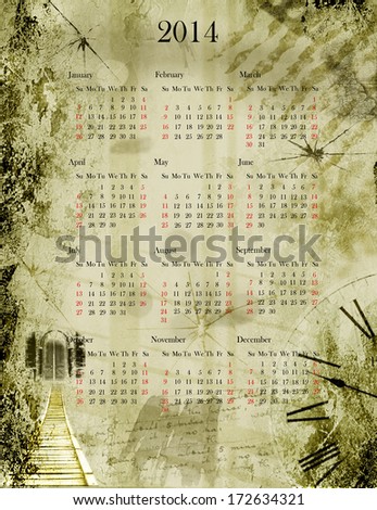 Calendar vintage