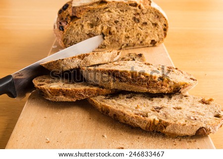 Knife in a Handmade Bread
