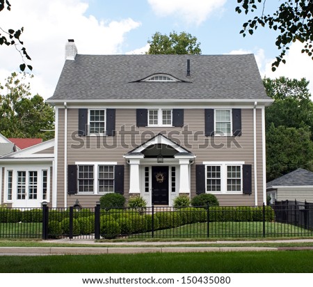 Stately Two Story House