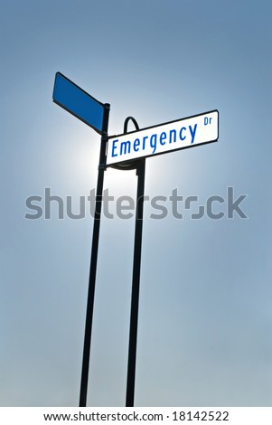Illuminated Emergency Sign