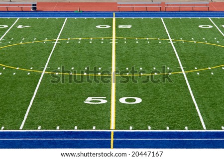Football Field Fifty Yard