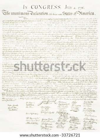 Document Background, Declaration of Independence