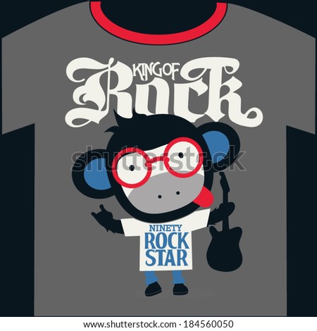 cute monkey graphic design for t-shirt cute monkey graphic design for t-shirt