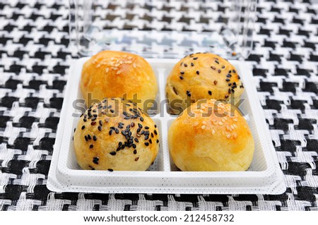 Chinese Pastry or Thai cake in box