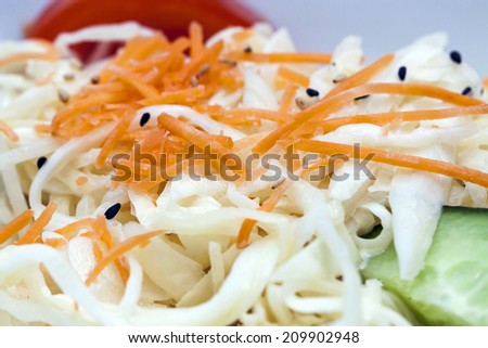 Japanese salad.