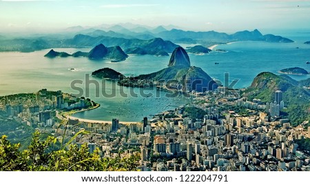 Corcovado. Rio de Janeiro. America.Brazil