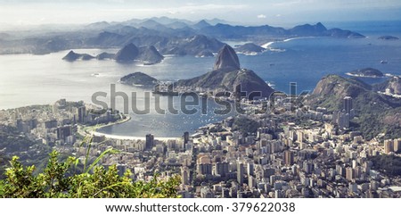 Sugar loaf mountain in Rio de Janeiro. Brazil