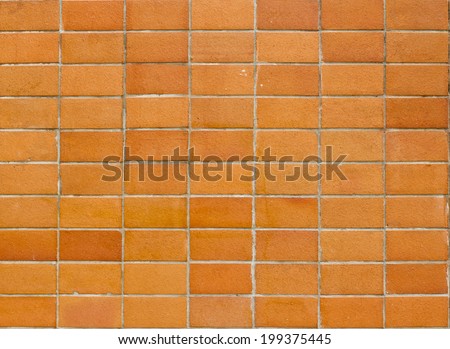 Weathered red brick wall texture seamlessly tile-able
