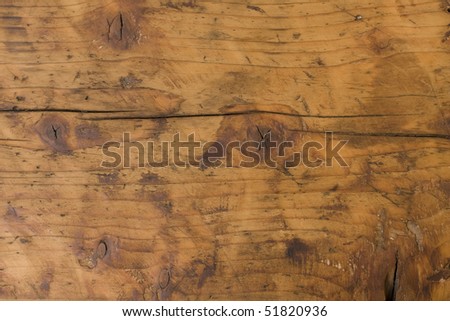 Old Wood table panel background. Grunge Style.