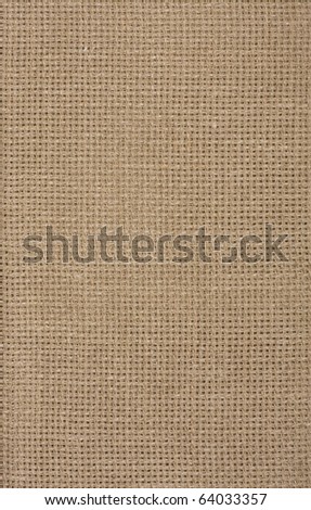Burlap texture. Sack cloth fragment. Background for a variety of graphic arts.