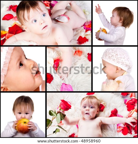 babies collage