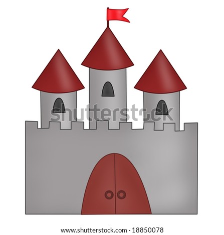Cartoon Castle Stock Photo 18850078 : Shutterstock