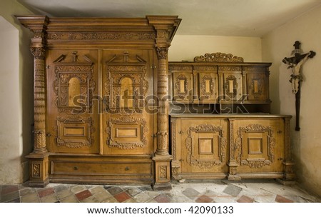 sacristy case nice furniture