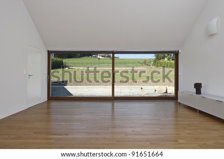 large glass sliding doors in the house