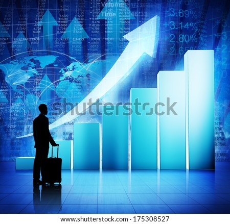 Business People Travel With Economic Recovery