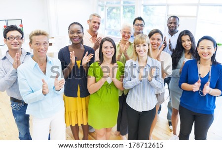 Business People Clapping Hands