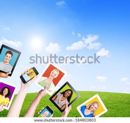 Profiles of Multi-Ethnic People in Electronic Devices