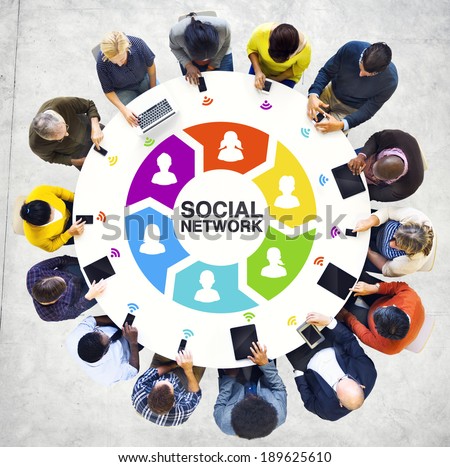 Multiethnic People Social Networking with Digital Devices