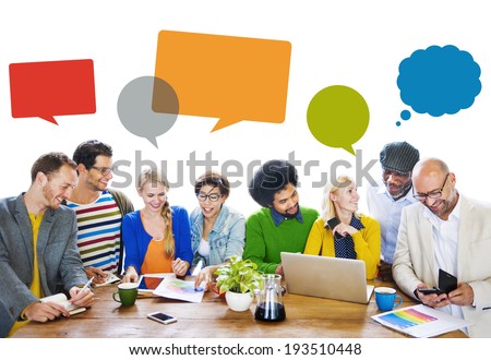 Diverse People Discussing About New Ideas