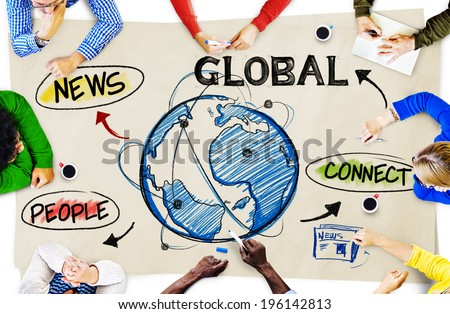 People in a Meeting and Global Network Concepts