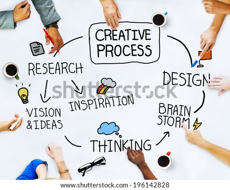 Business People and Creativity Concept