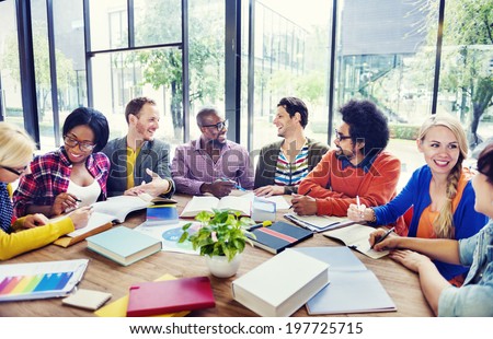Multi-Ethnic Group of People Working Together