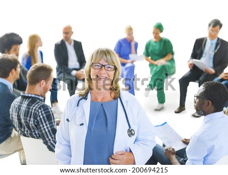 Multi-Ethnic Group of People of Healthcare Workers
