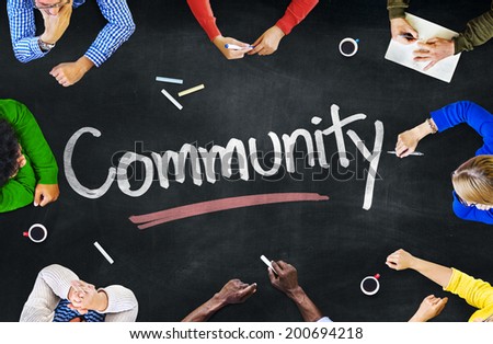 Multi-Ethnic Group of People and Community Concepts