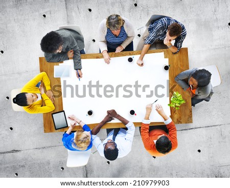 Multi-Ethnic Group Of People in Discussion