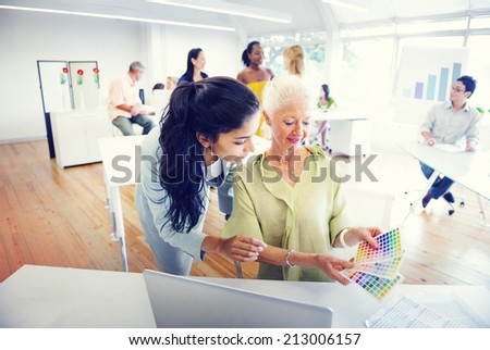 Group of Diverse People Working in the Office