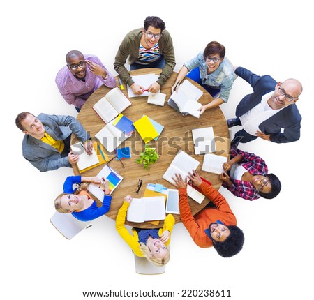 Multi-Ethnic Group Of People in Conference