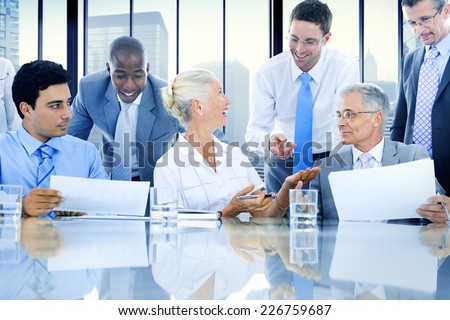 Group of Business People Meeting Office Concept