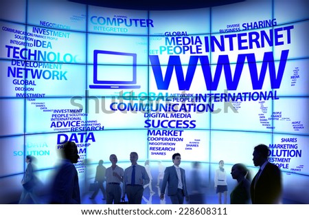 World Wide Web Global Connection Data Internet Concept