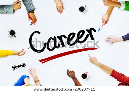 Multi-Ethnic Group of People and Career Concepts