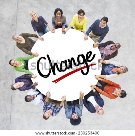 People Social Networking and Change Concept