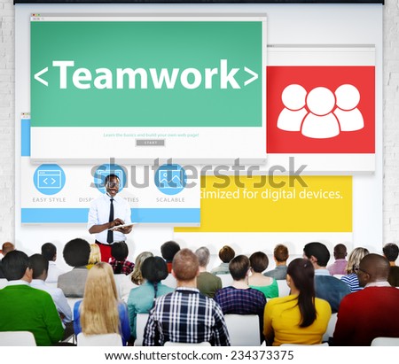 Team Teamwork Seminar Web Page Learning Conference Concept