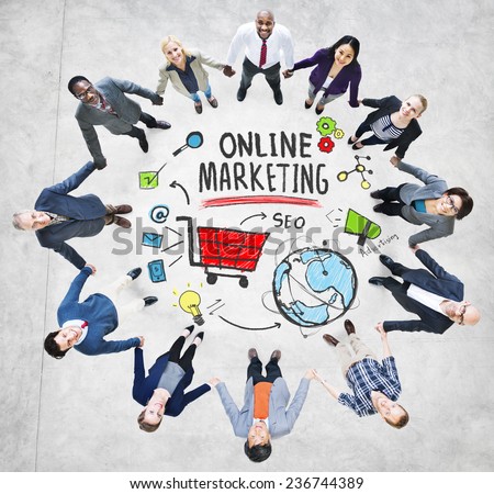 Online Marketing Business Global Purchase Networking Connection Concept