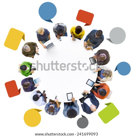 Diversity People Social Network Technology Connection Concept